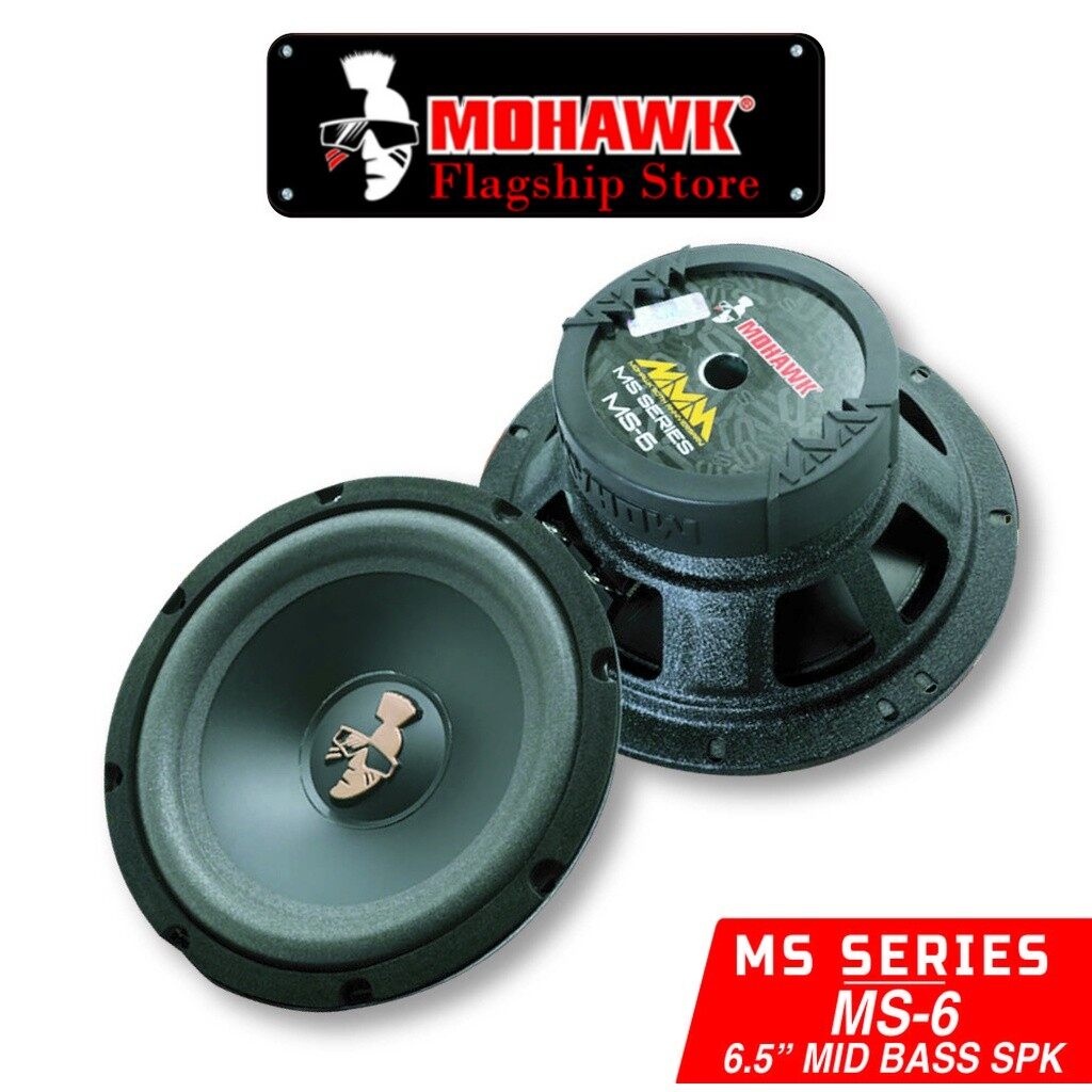 Mohawk MS Series MS-6 Inch Mid Bass Speakers Car Spk Car