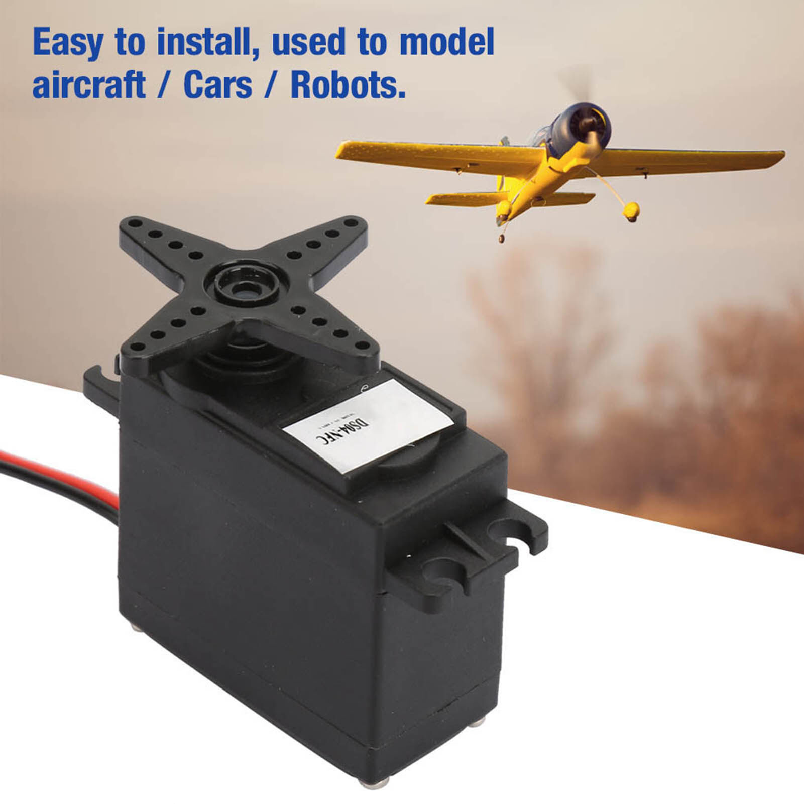 Servo Motor 360 Degree Continuous Rotation Servos DC Geared Motor for RC Robots