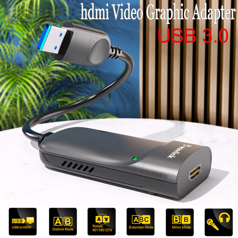 Wavlink USB 3.0 To HDMI Video Graphic Adapter And External Video Card ...