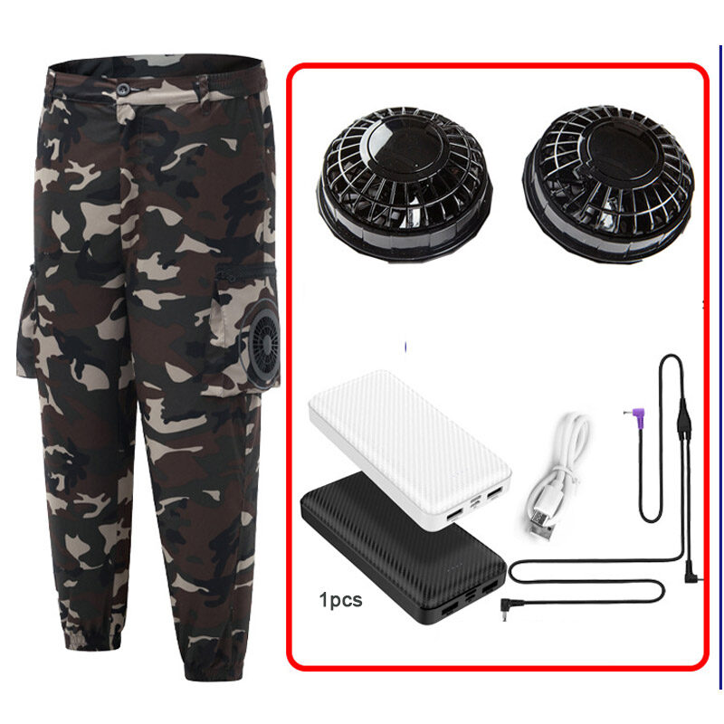 SINRANSINYA丨Air conditioner jacket&Air-conditioned pants 5V fan 10000mAh battery blower jacket running 15h - Air-conditioned pants Central domestic blower jacket body cooling air conditioner jacket againheat