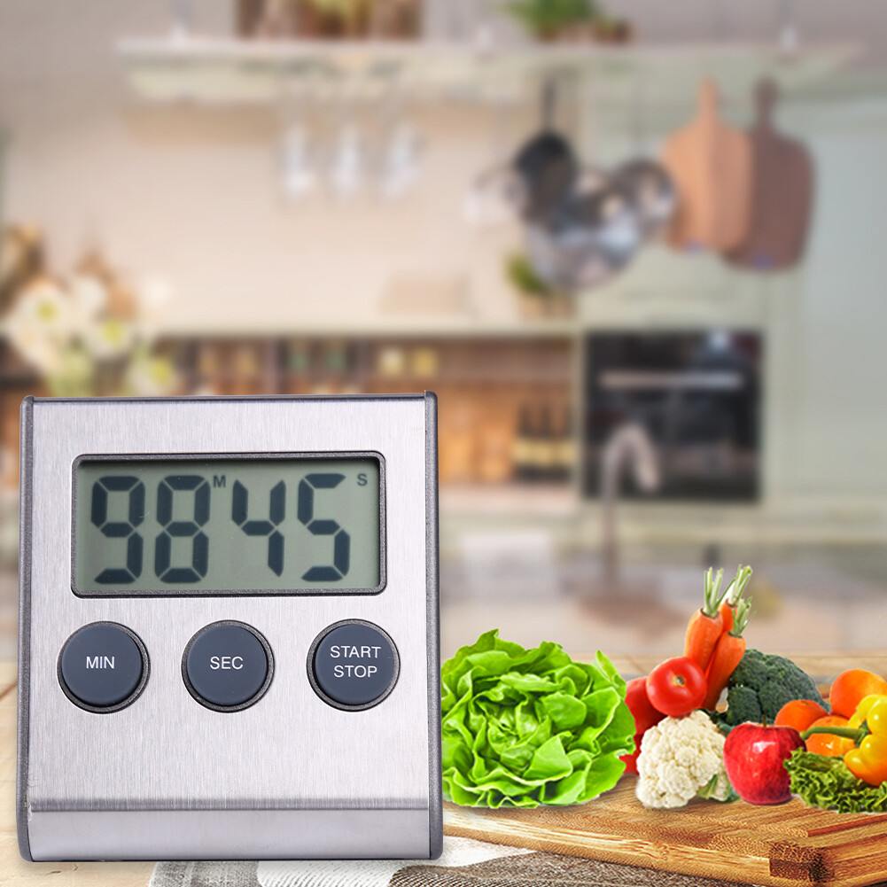 【ANENG】 Kitchen Countdown LCD Digital Timer Cooking Alarm Reminder Magnet Clock