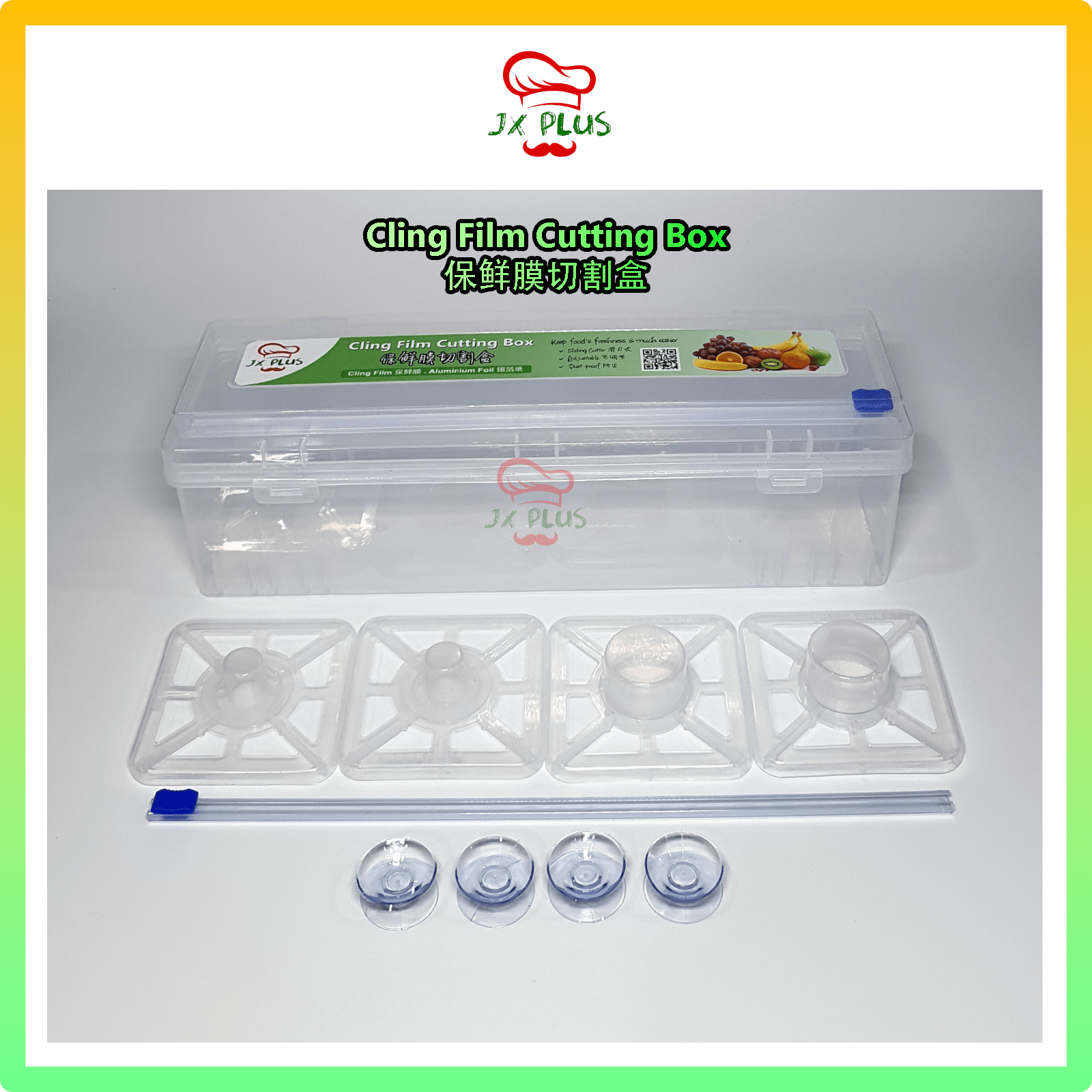 Cling Film Plastic Wrap Cutter Box Kotak Pemotong Pembungus Makanan