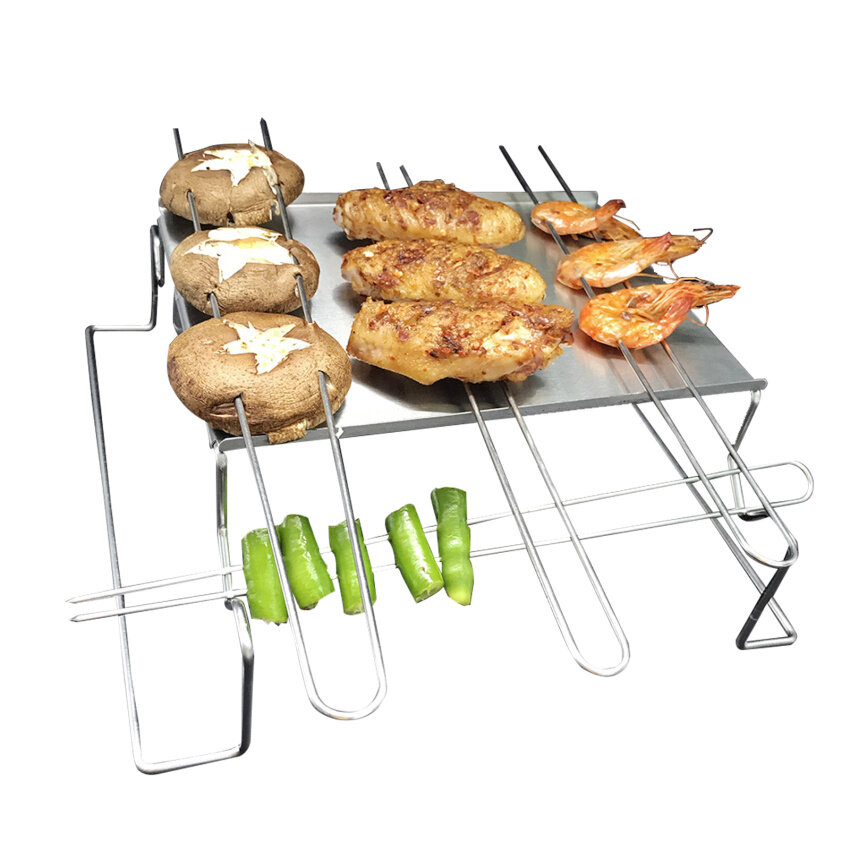 Chicken Wing Leg Rack For Grill Smoker Oven Stainless Steel Vertical