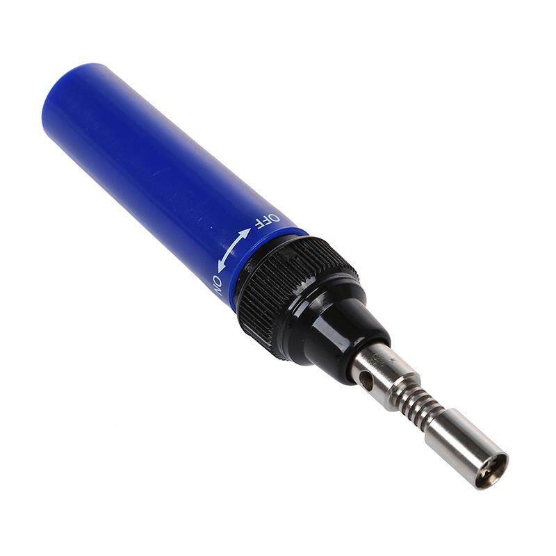 Blue Pen Shape Cordless Butane Multipurpose Gas Soldering Solder Iron Tool