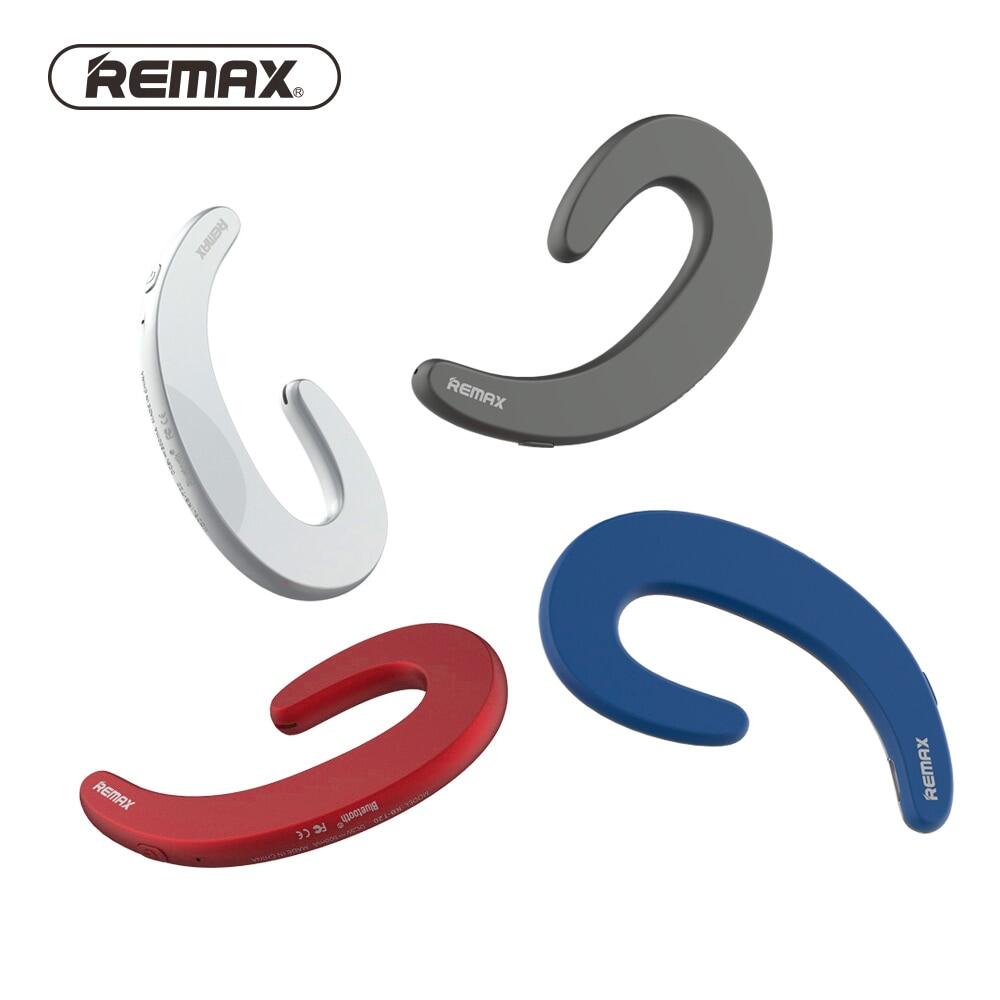 Remax Ultra-thin Bluetooth Earphone Rb-t20 No Earplugs Design Wireless Stereo Bluetooth Headset With Mic For Mobile Phones