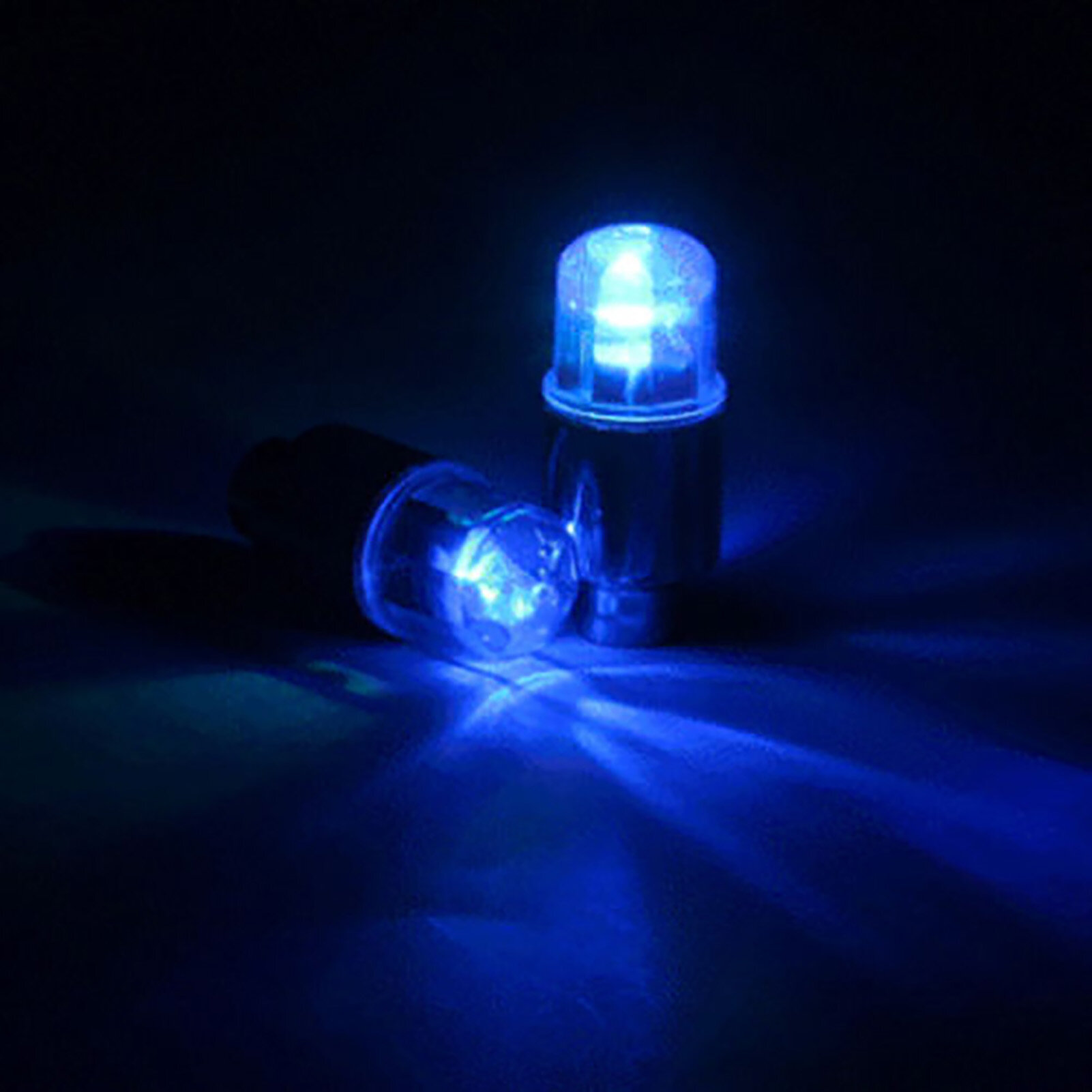 Nắp Van Bánh Xe Đèn LED Cảm Biến Rung-Hợp Kim Chịu Lực Đèn Gắn Mũ Xe Đạp Thông Dụng Ngoài Trời