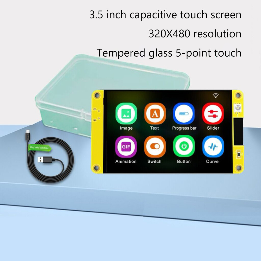 ESP32 ESP-WROOM-32 Development Board 3.5inch RGB Smart Display Screen IPS TFT RGB LCD Module 320x480 Capacitive/Resistive Touch