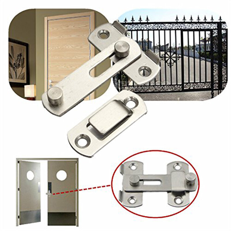 20x50x70mm Stainless Steel Home Safety Gate Door Bolt Latch Slide Lock Hardware
