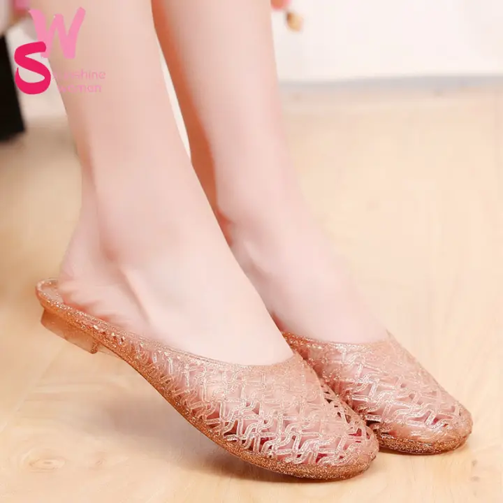 crystal jelly shoes