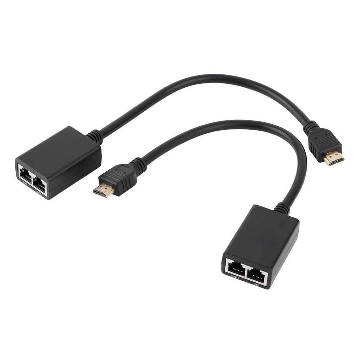 Top sale hdmi-compatible over rj45 cat5e cat6 utp lan ethernet balun extender repeater