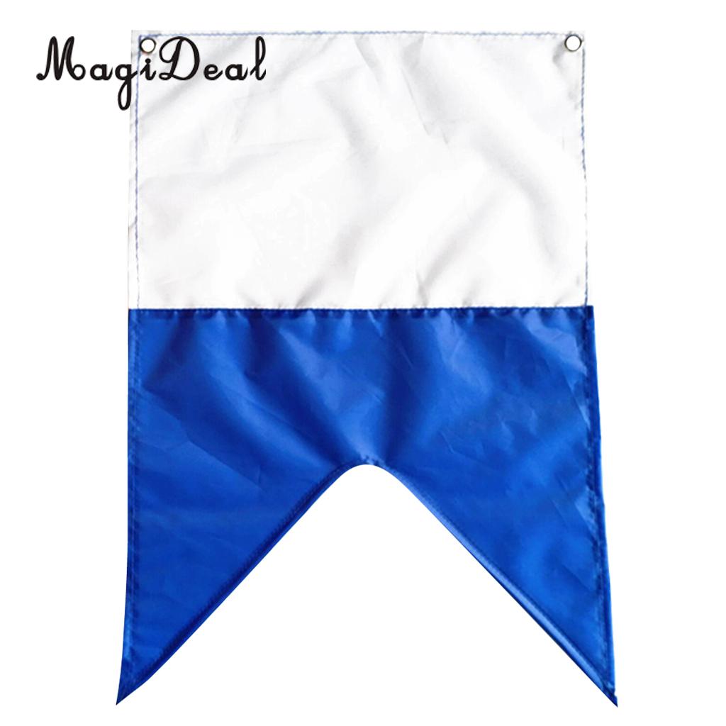 Magideal 50x35cm Scuba Diving Dive Boat Alpha Flag National Banner International Sign Water Sports Swimming Diving Accessories