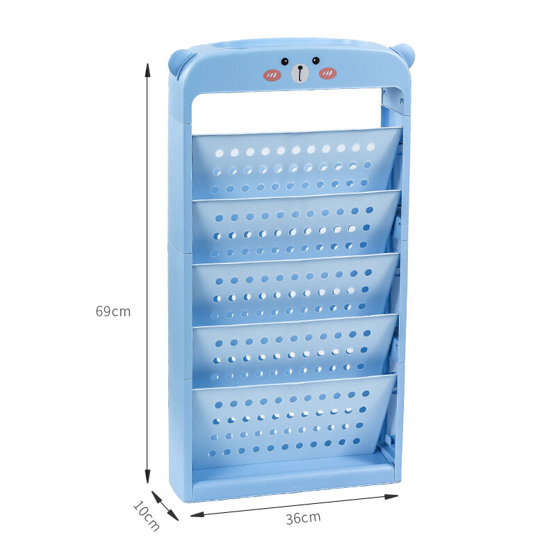 Movable storage shelves, book desBEIDUOYANG, book artifacts, portable classroom booBEIDUOYANGhelves, student book boxes, desk organizers