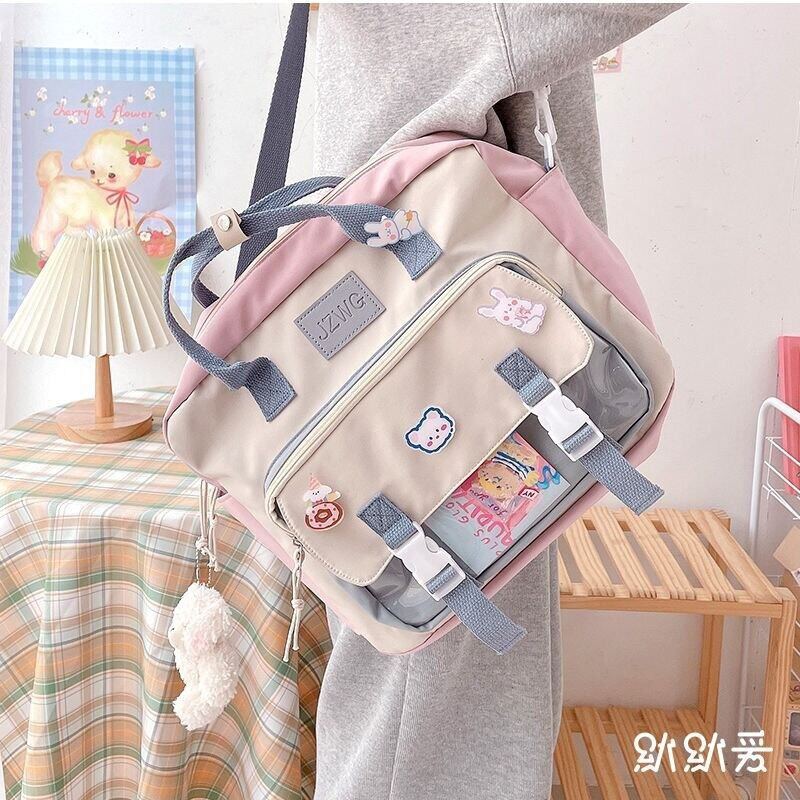 Ins Japanese Itabag Women New 2022 Jelly Bag Student Backpack School 