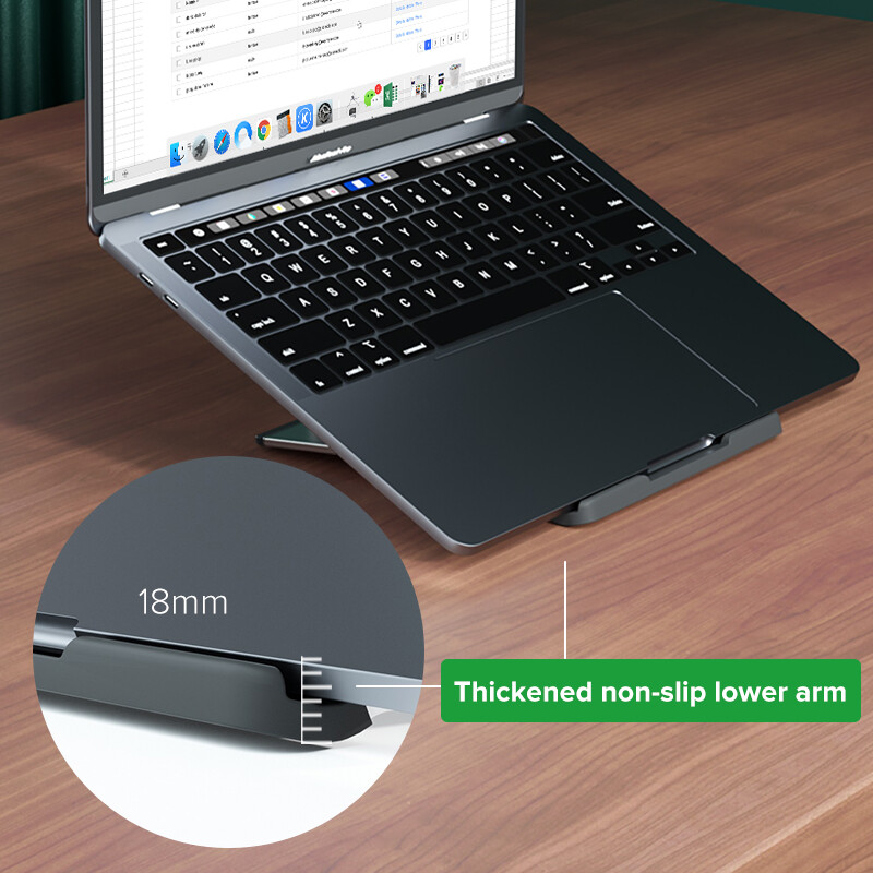 Chân Đế Treo Bằng Hợp Kim Nhôm Di Động Có Thể Gập Lại Llano Với Chức Năng Nâng Máy Tính Để Bàn Cho Máy Tính Xách Tay Và iPad