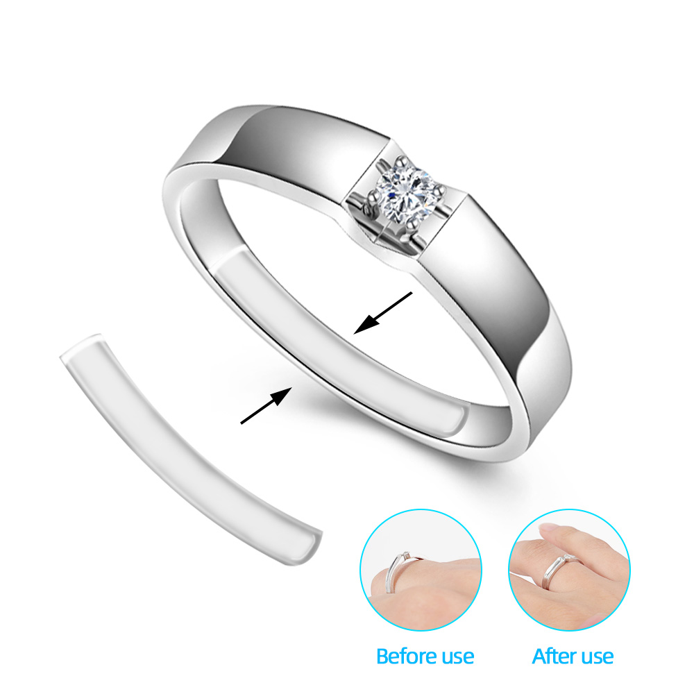 【Jewelry】nhẫn Vô Hình Nhẫn Trong Suốt Dụng Cụ Điều Chỉnh Kích Thước Vô Hình Vừa Vặn Với Bất Kỳ Vòng Giữ Lỏng Lẻo Nào Dụng Cụ Điều Chỉnh Trong Suốt Vòng Giảm Kích Thước