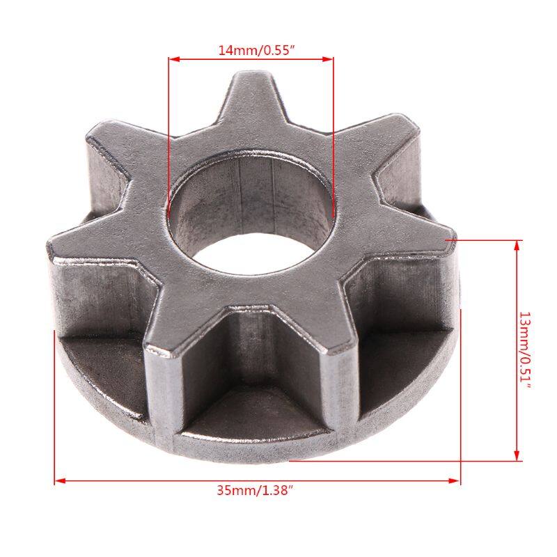 M14 Chainsaw Gear 125 Angle Grinder Replacement Gear for Chainsaw Bracket Accessories Kit