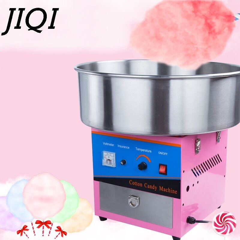 220V Commercial หวานเครื่องทำสายไหมไฟฟ้าอัตโนมัติ Marshmallow ดอกไม้แฟนซี Candyfloss ฟลอสน้ำตาล US EU