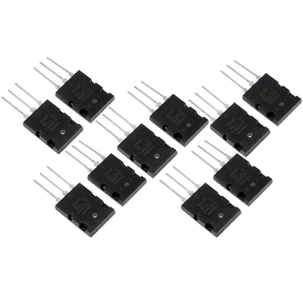 5 Pair Black 2SA1943 2SC5200 High Power Matched Audio Transistor