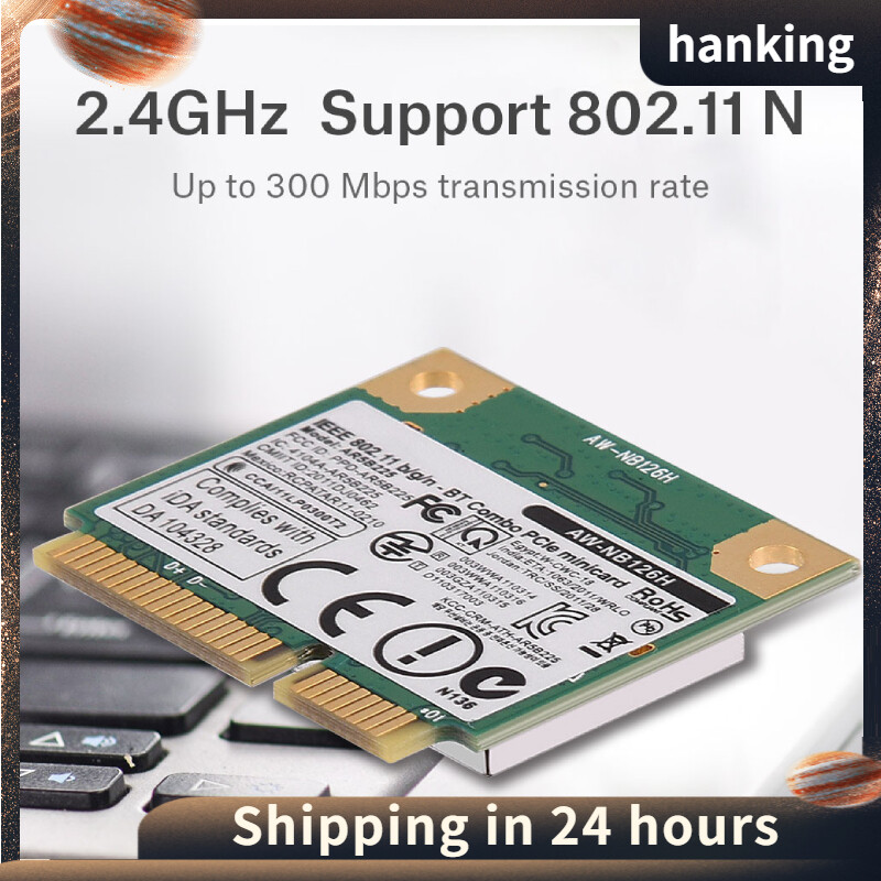 【Cheap Price】hanking 2.4G Bluetooth WIFI 2 in 1 Wireless Card