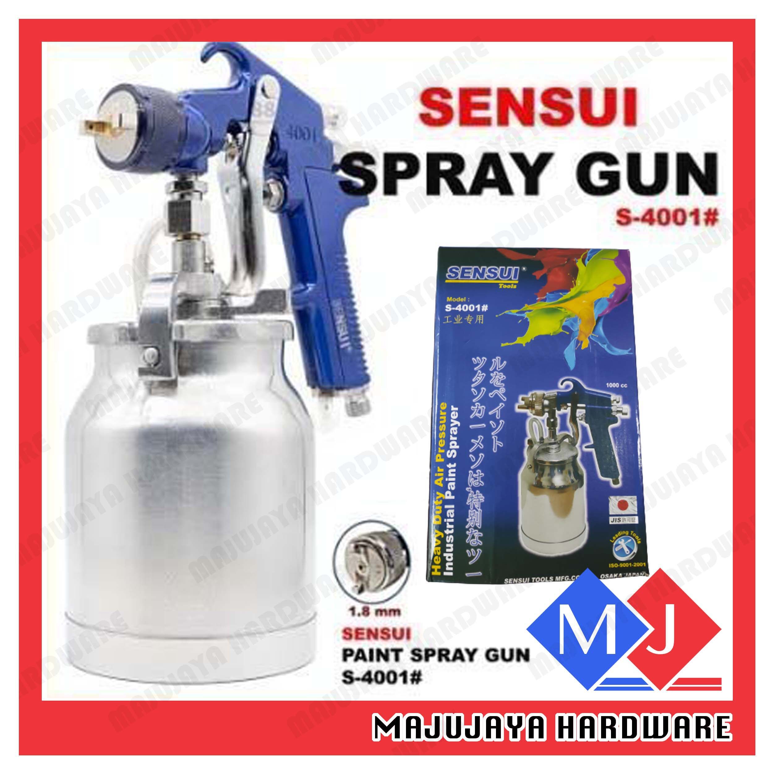 SENSUI TOOLS 1000cc 1.8mm Heavy Duty Air Pressure Industrial Paint