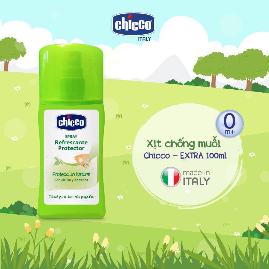 Xịt Chống Muỗi Chicco Extra 100ml