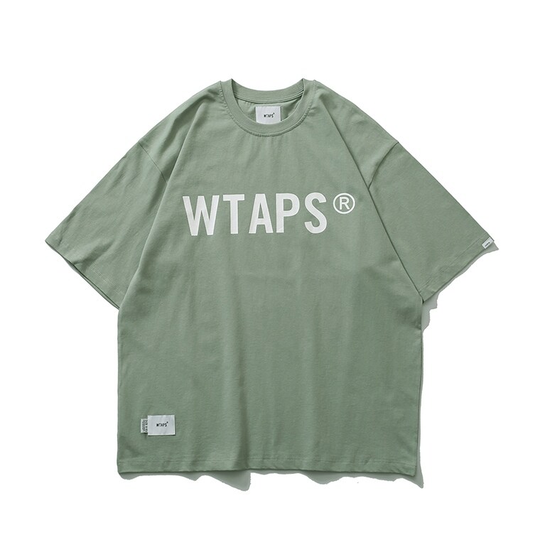Spot WTAPS WTVUA hidden limited edition classic LOGO letter printing Japanese loose short-sleeved T-shirt men