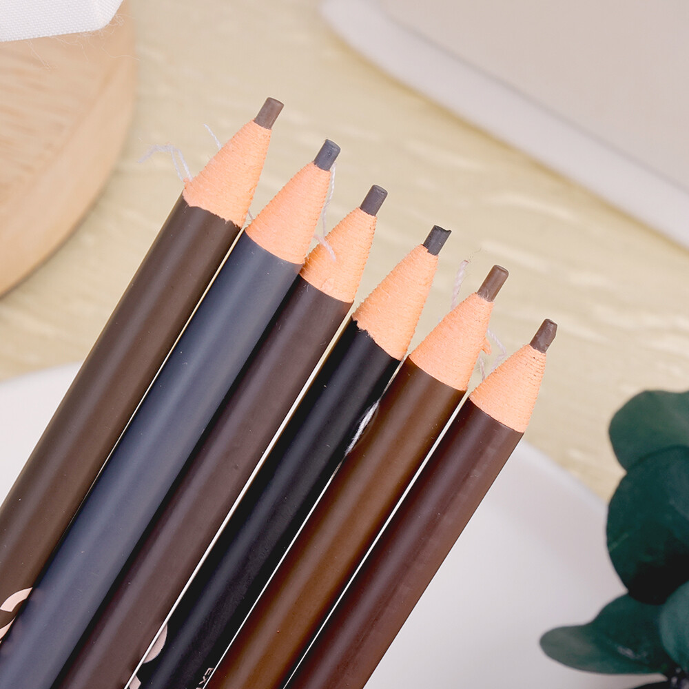 [Perfect Sunfeel] Pull Line Eyebrow Pencil 2mm Tip Black Grey Brown Waterproof Eye Brow Natural Eye Makeup Tools Cosmetics