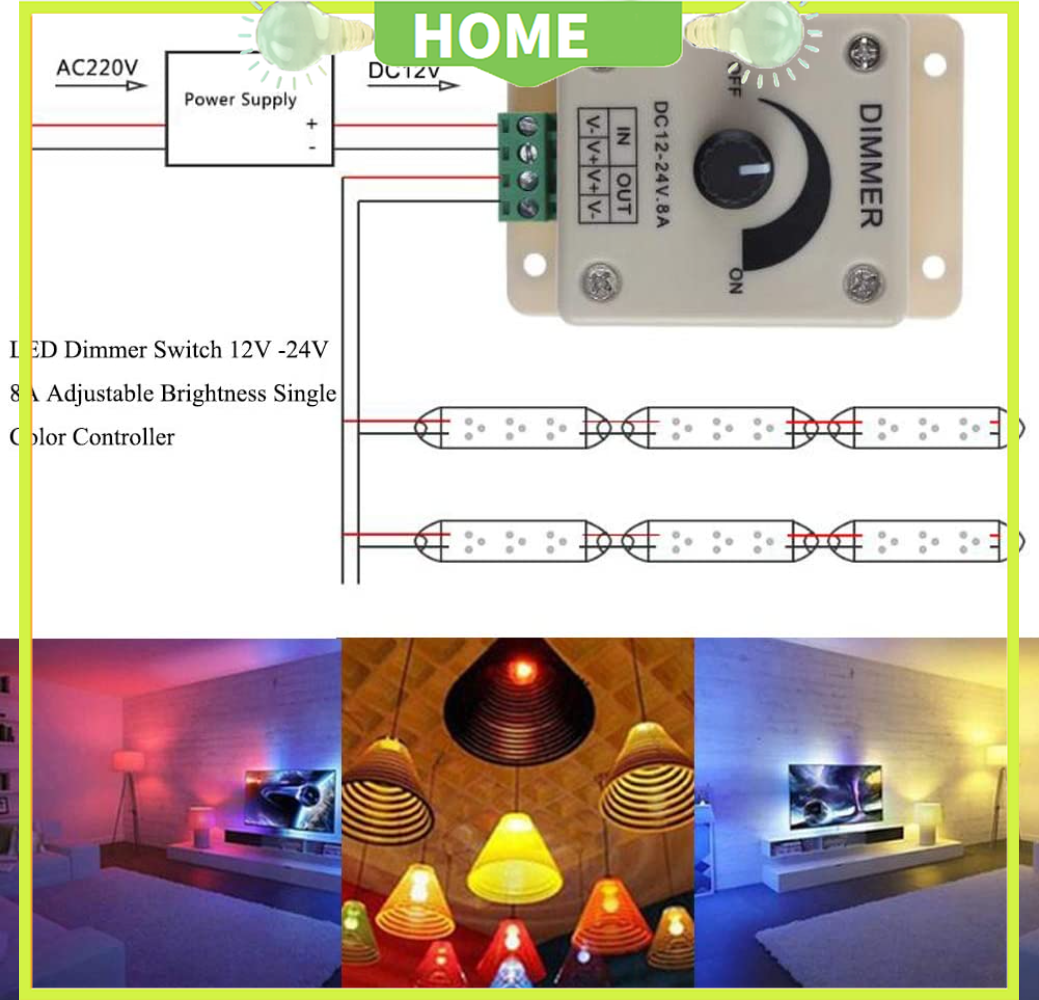 Trang Chủ Wi Công Tắc Điều Chỉnh Độ Sáng Đèn LED DC 12V 24V 8A/Độ Sáng LED Nút Điều Khiển Có Thể Điều Chỉnh Cho Dải Đèn LED Đèn Chiếu Sáng Công Tắc Điều Chỉnh Độ Sáng Đèn LED