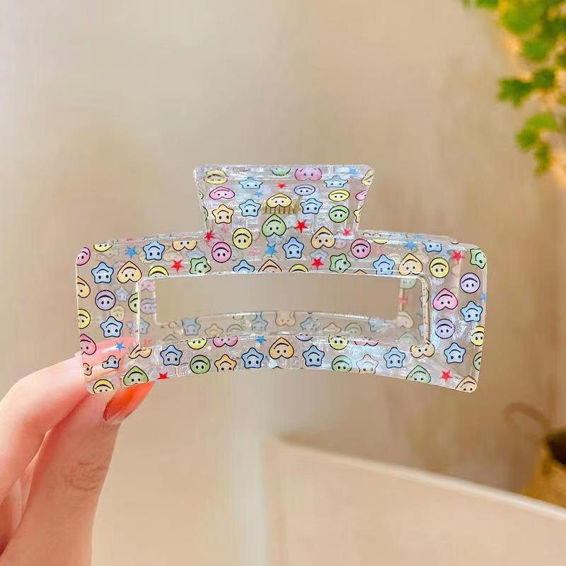 Hình In Chấm Bi Hoa Kẹp Tóc Dễ Thương Cho Nữ
