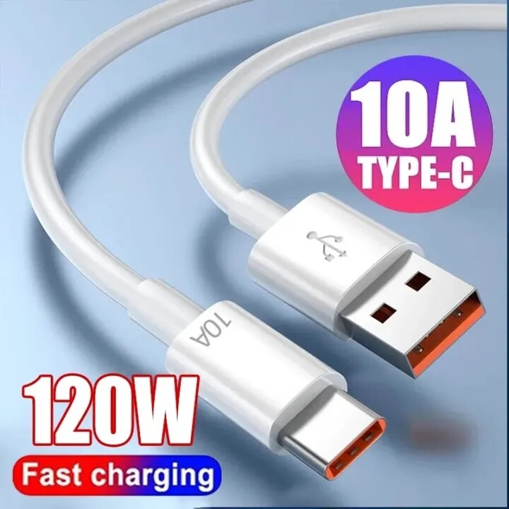 10A High Quality Super Fast Charging Type-C Data Cable Compatible with Xiaomi Huawei Samsung Mobile Phone USB Charging Cables Data 0.25/1/1.5/2M