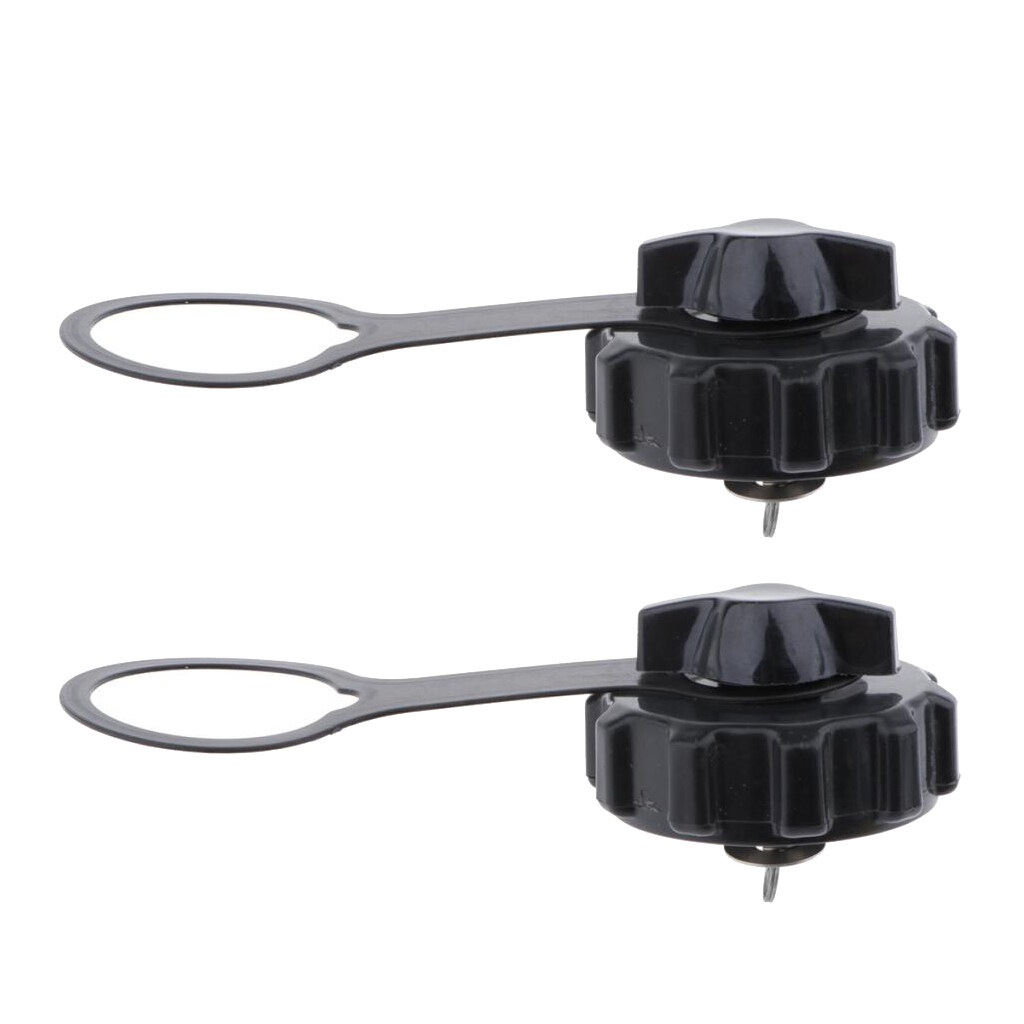 SunnT 2pcs Marine Boat Gas Cap Fuel Oil Tank Cover for YAMAHA Outboard
