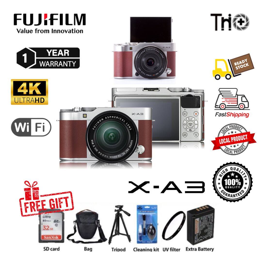 Fujifilm X-A3 XA3 16-50mm kit mirrorless 24mp camera (1 Year