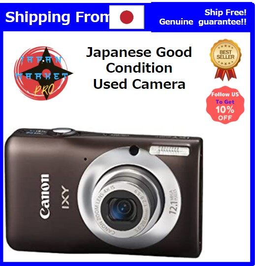 [Japan Used Camera] Canon Digital Camera IXY 200F Brown
