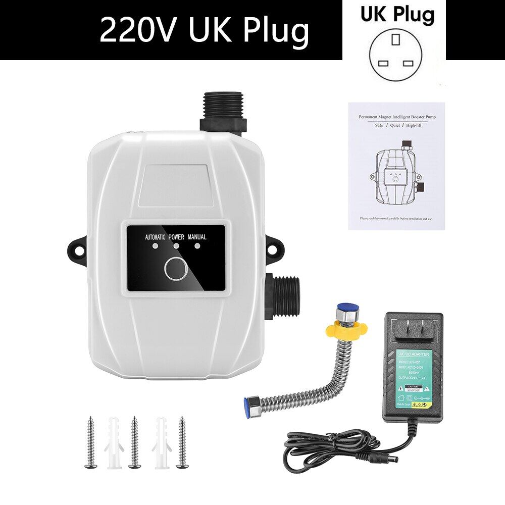 24V DC Auto Water Pump 25m Lifts 100W Pressure Booster Pump for Home