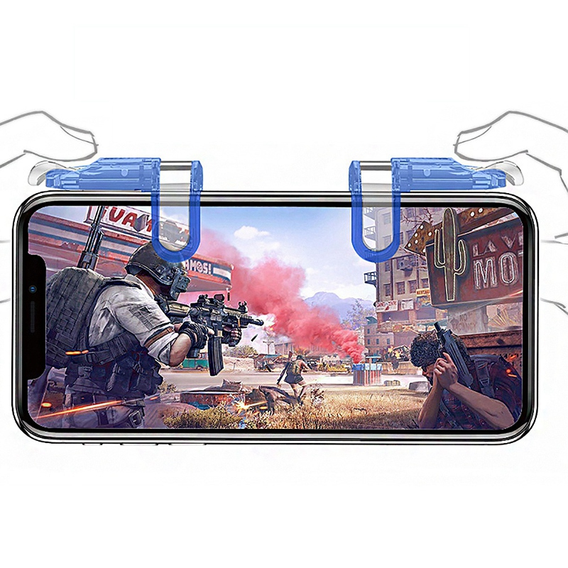 Cho PUBG Tay Cầm Chơi Game Điều Khiển Di Động L1 R1 Nút Bắn Trò Chơi Pubg Nút Kích Hoạt Trò Chơi Mini L1 R1 Cho Cần Điều Khiển Android Ios