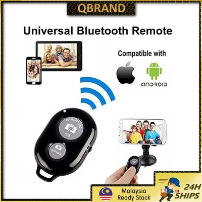 QBrand iOS / Android Bluetooth Shutter Selfie Remote Control Wireless Camera Smartphone Button Controller