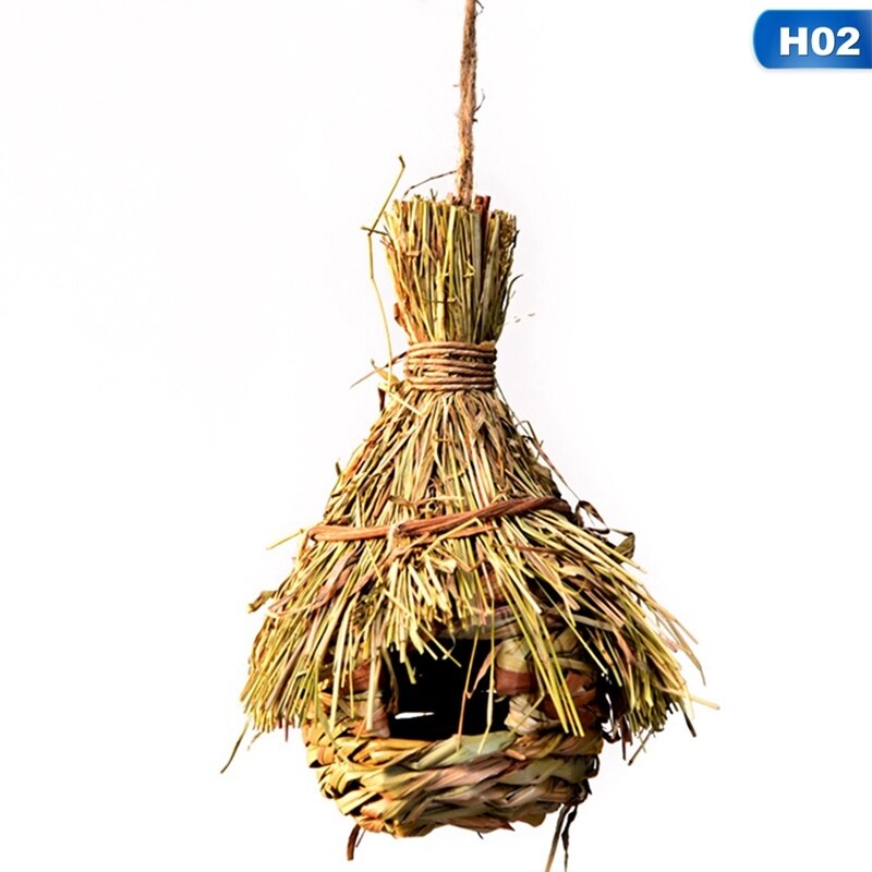 LỒNG CHIM cỏ tự nhiên trang trí ngoài trời nhà Vẹt dệt
