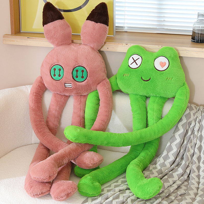 IQANGEL Long-legged octopus doll pillow Funny oversized expression pack Octopus tentacle monster Animal plush toy