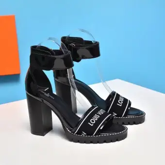 women's chunky heel sandals