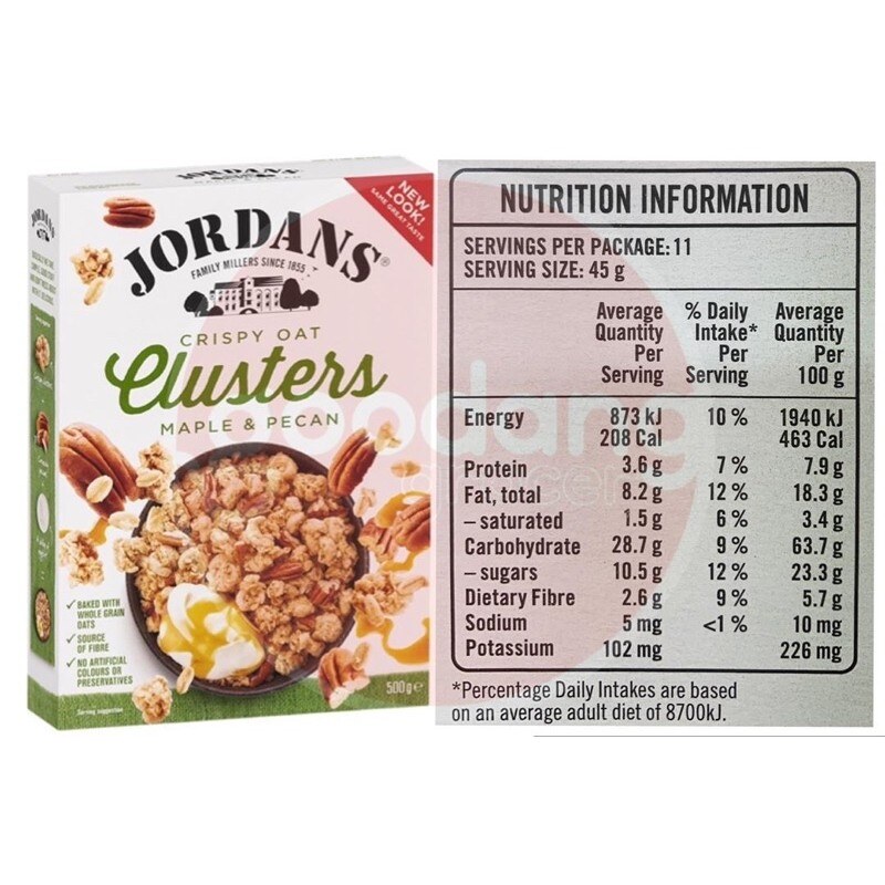 NEW JORDANS CRISPY OAT CLUSTERS 500g Lazada