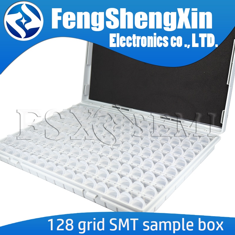 128grid smt smd resistors chip sample box 0402 0603 0805 1206 1% 5% smd resistor capacitor accept the fixed value