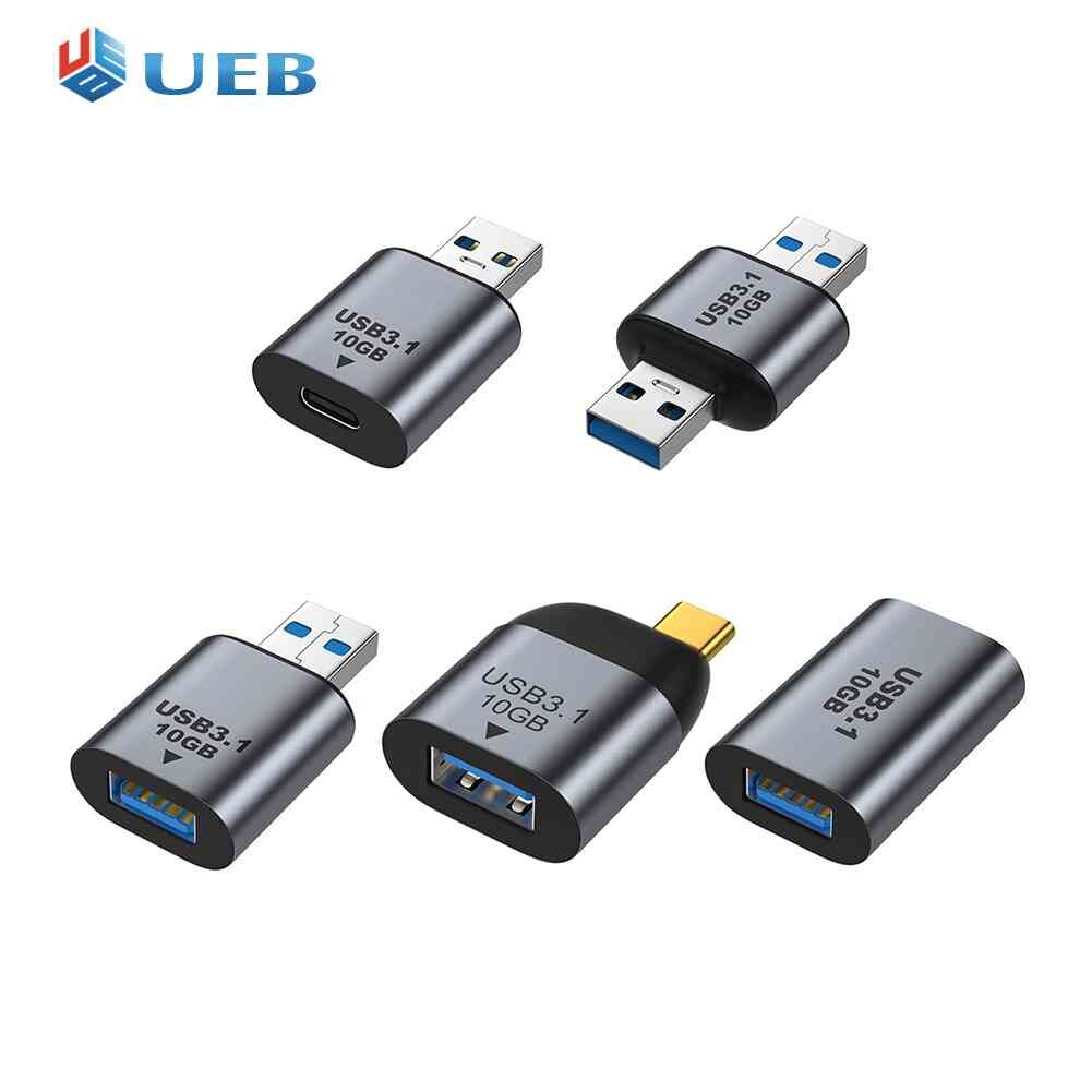 USB 3.1 Với USB 3.1/Loại C Adapter USB3.1 Gen2 Sạc Chuyển Dữ Liệu Qua 10Gbps