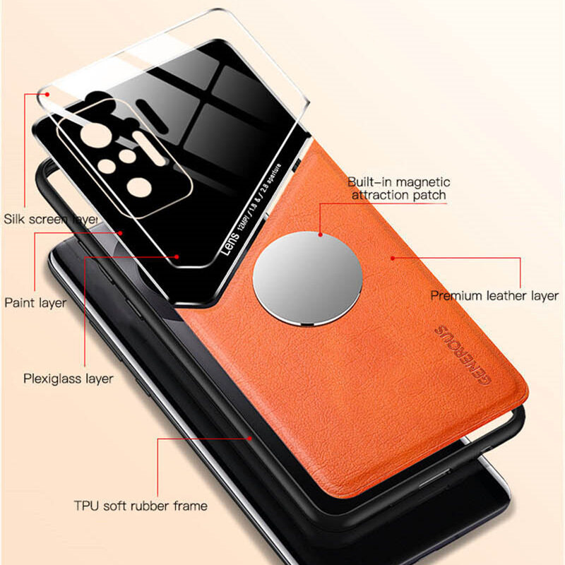 ROAZIC Dành Cho Xiaomi Redmi Note 10 Note 10 Pro Note 10 Pro Max Note 9 Note 9S Note 9 Pro Ốp Điện Thoại Vỏ Thủy Tinh Từ Tính Kết Cấu Da, Ốp Lưng Chống Sốc Cạnh Mềm