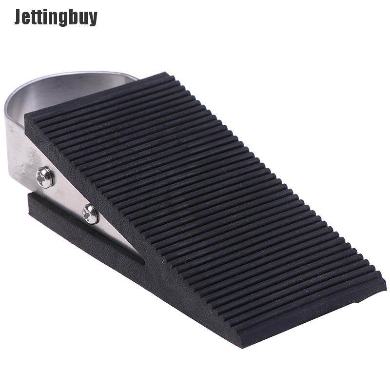 Jettingbuy Heavy-Duty Extra Large Wide Floor Door Stopper Wedge Stop Tool Rubber