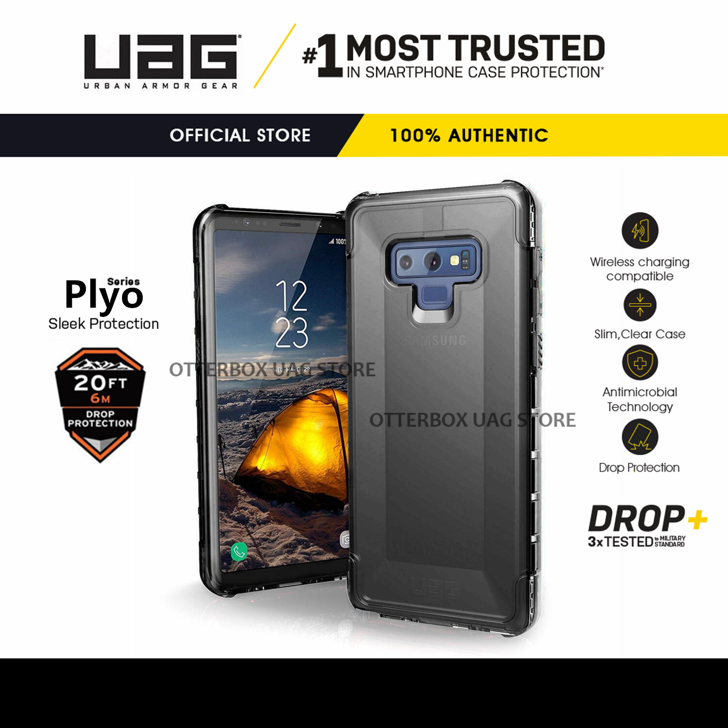 Ốp lưng uag plyo cho samsung galaxy note 9 / galaxy note 8