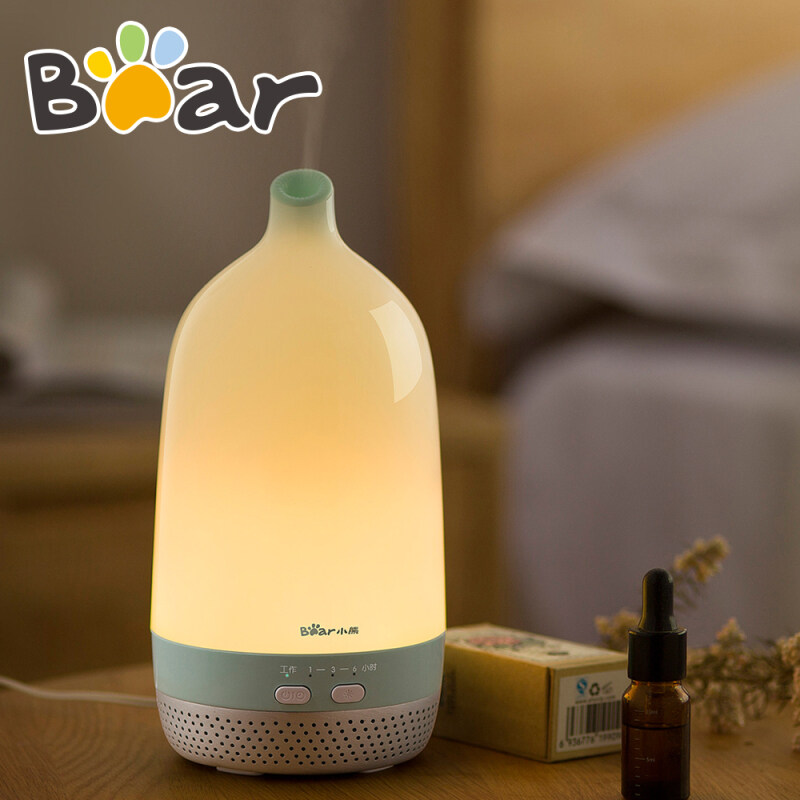 Bear Humidifier Aromatherapy Machine Mini Home Mute Humidification Bedroom Office Essential Oil Can Be Timed JSQ-D02E1 Singapore