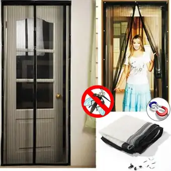 Hands Free Magic Mesh Screen Net Door With Magnets Anti Mosquito