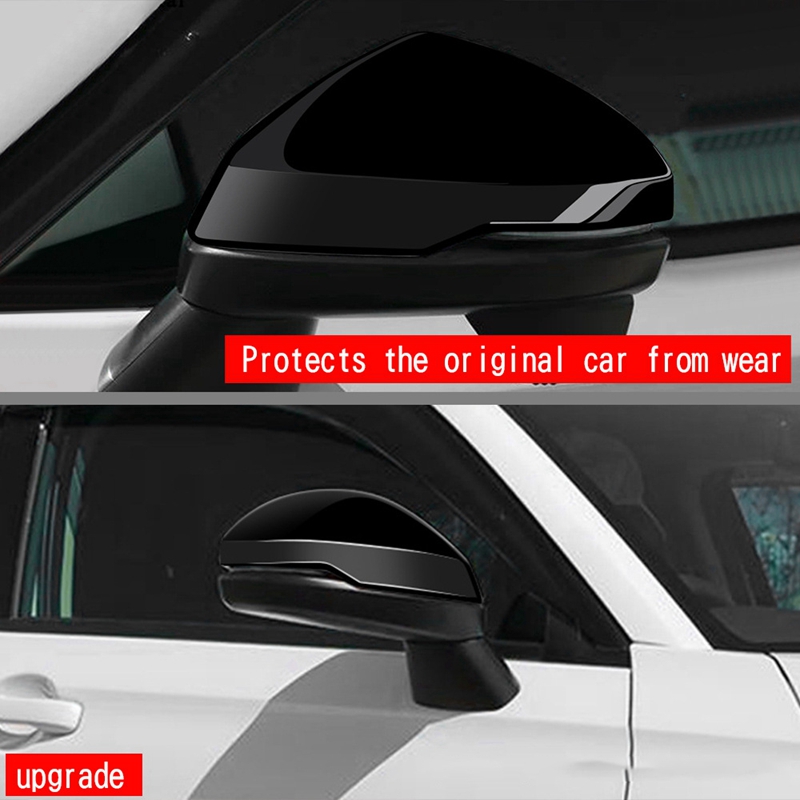 Car Rearview Side Glass Mirror Cover Trim Frame Side Mirror Caps for ...
