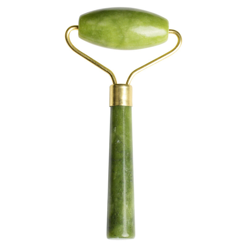 Hengfa Lina Natural Jade Massage Roller Facial Massager Roller Face Lift Anti Wrinkle Facial Relaxation Lift Slimming Wheel Beauty Stick