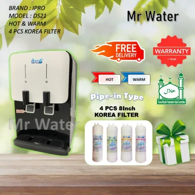 Alkaline Water Dispenser Hot And Normal Model: DS-21 With 4 Korea Water Filter